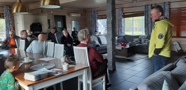 MIka Rinteen puheenvuoro kalastajarekryhankkeen avajaisissa.