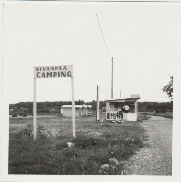 Kioski leirintäalueella