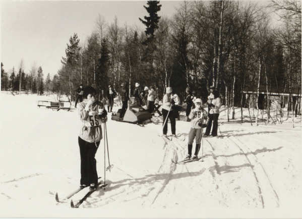 Eeronhiihto Salmijärvellä 23.03.1975