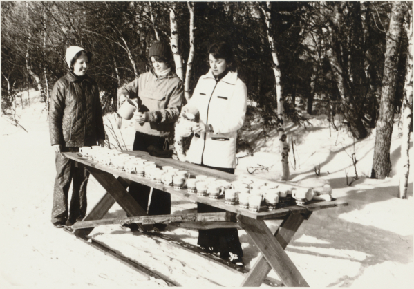 Eeronhiihto Salmijärvellä 23.03.1975