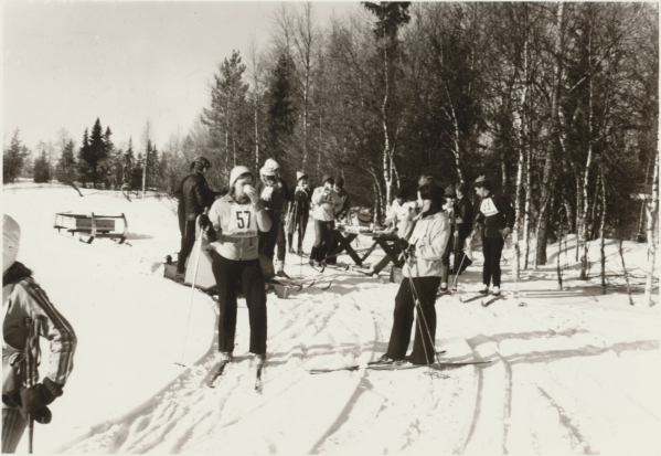 Eeronhiihto Salmijärvellä 23.03.1975