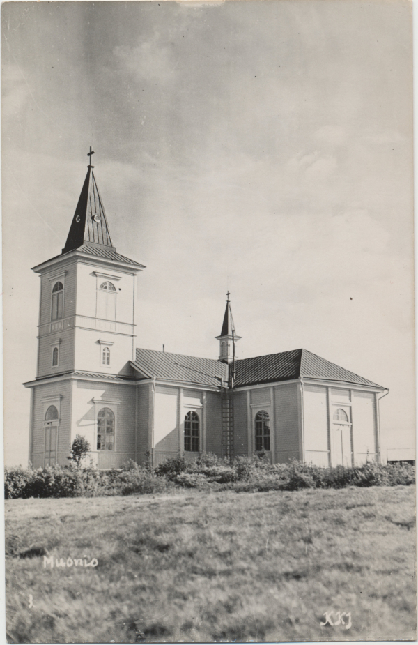 Muonion kirkko, noin 1940