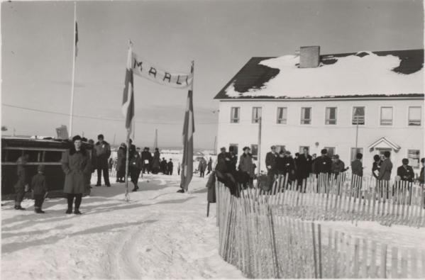 Ponnen hiihtokilpailut, noin 1950