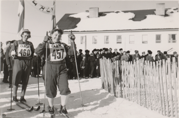 Ponnen hiihtokilpailut, noin 1950