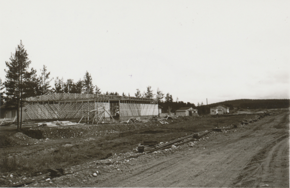 Pellon aseman rakennuksia, noin 1960